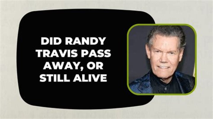 Did Randy Travis Pass Away Today: Truth Revealed